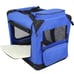 EliteField 3-Door Collapsible Soft-Sided Dog Crate, Royal Blue, 36 in