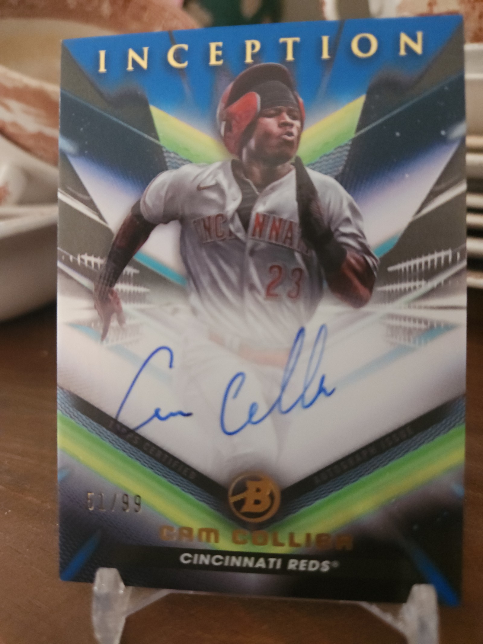 2023 Cam Collier on card Auto