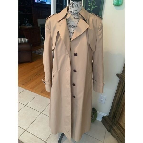 Etienne Aigner Vintage Trench Coat Camel Brown