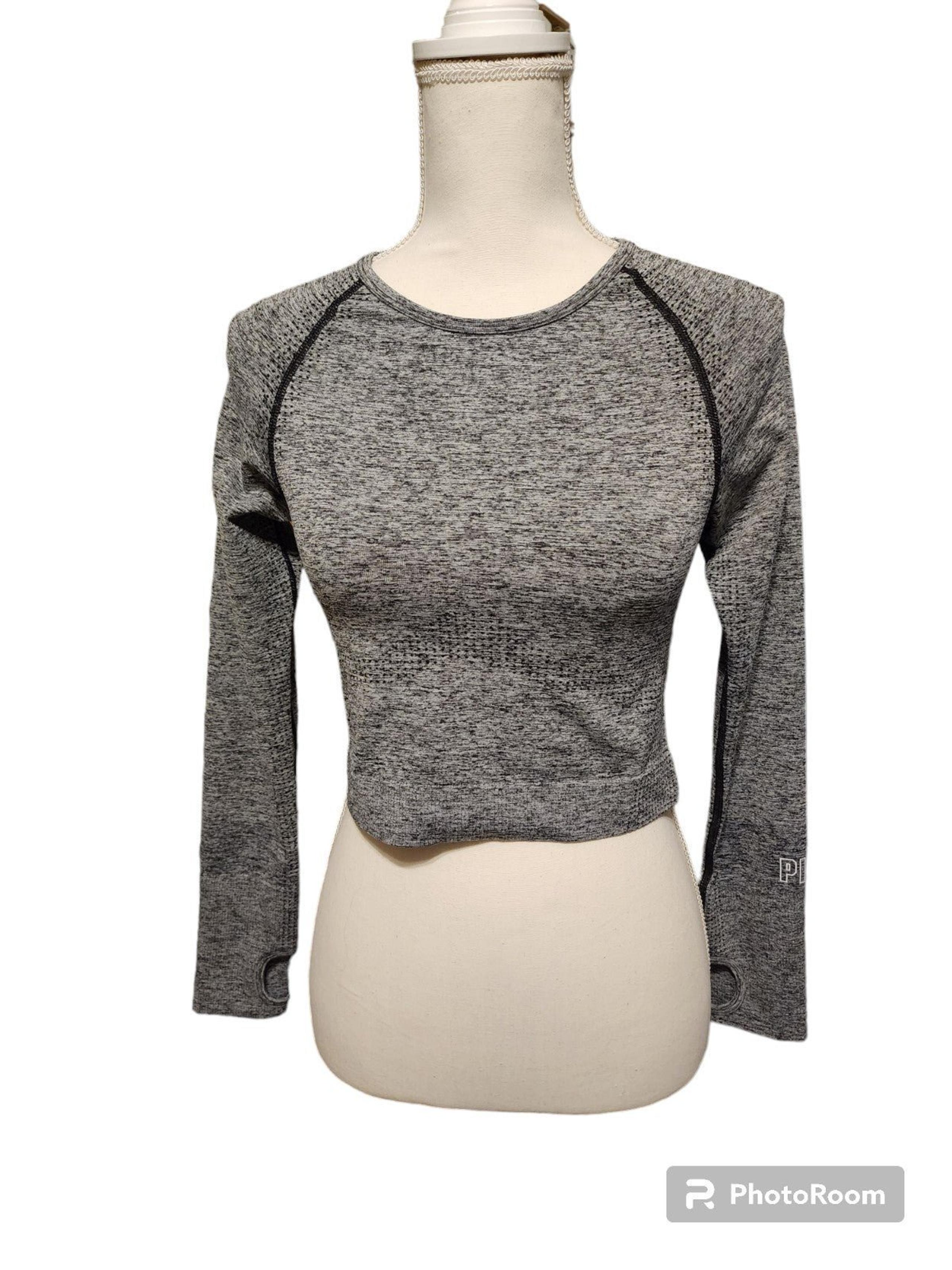 Victoria secret pink seamless fitted top