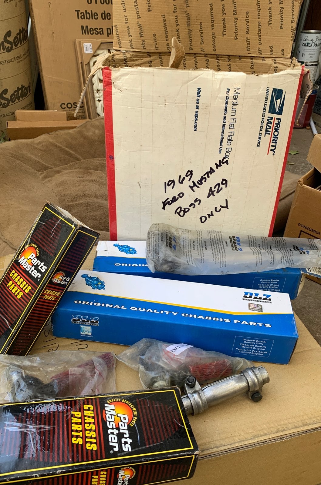 Mustang 1969 Boss 289 only-Tie Rod End Inner Outer