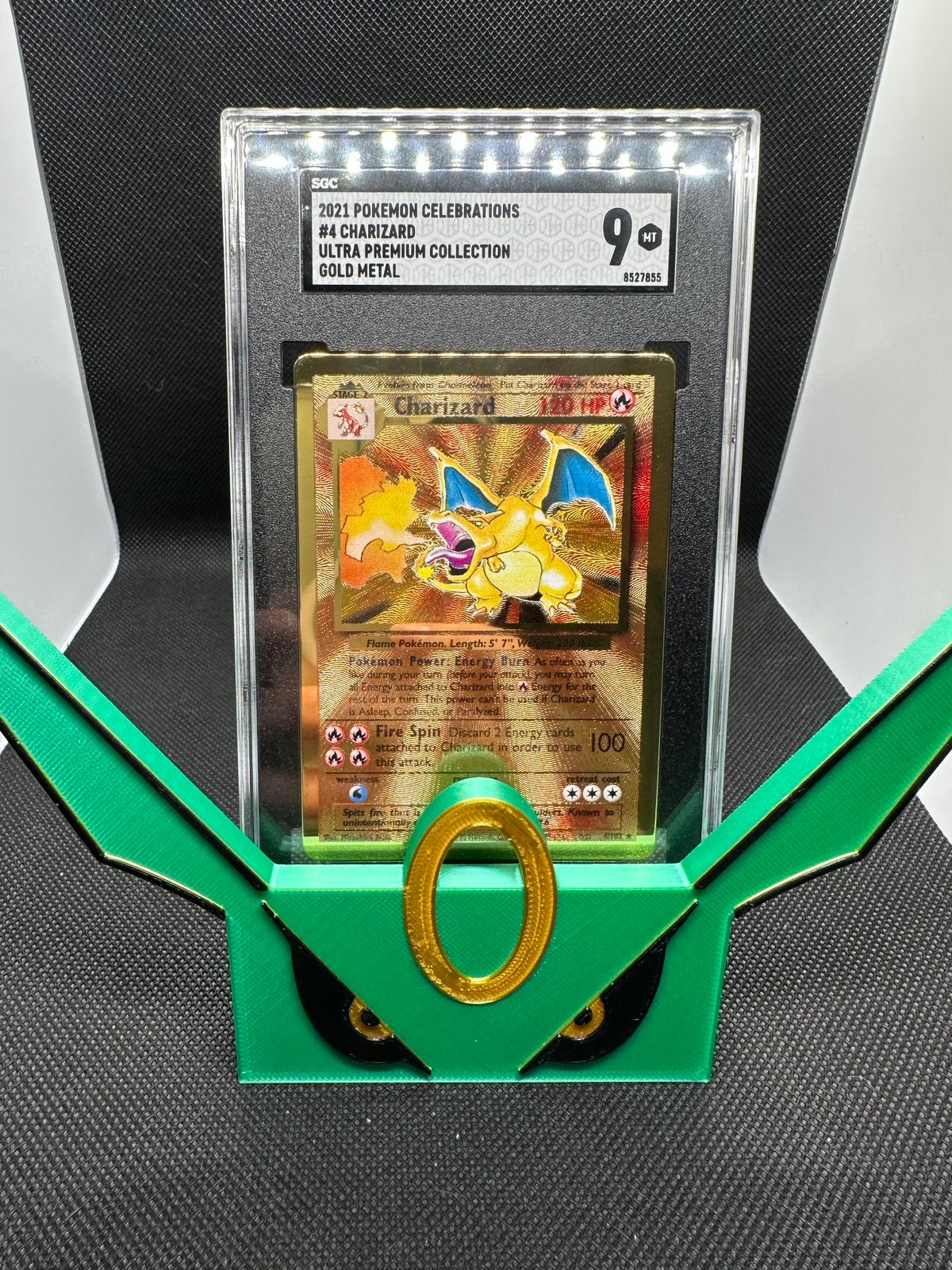 Charizard Celebrations Metal Card SGC 9