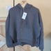 Splendid Oversized Heather Gray Hooded Sweatshirt