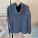 Splendid Oversized Heather Gray Hooded Sweatshirt