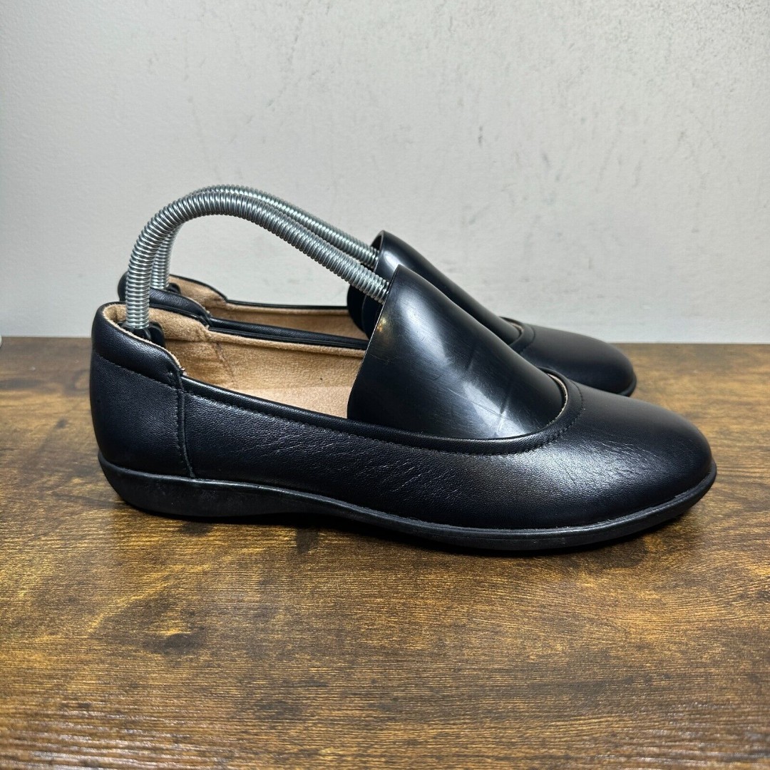 Naturalizer Flexy Black Flats Shoes Women's Size 8w