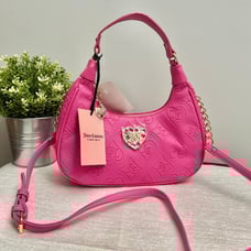 Juicy Couture Glitzed Out Hobo Bag crossbody or hand bag - Juicy Pink - NWT