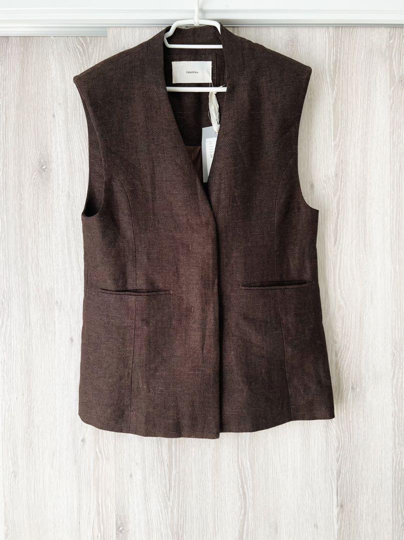 トップス TODAYFUL Linen Over Vest TODAYFUL】Linen Over Vest | selectshop kusukusu