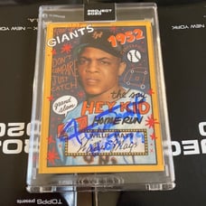 Project 2020 willie mays signed by mays