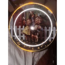 Vtg 1992 M.J. Hummel Danbury Mint Little Companions Plate Collection Set of 12