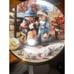 Vtg 1992 M.J. Hummel Danbury Mint Little Companions Plate Collection Set of 12