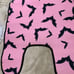 Dolls Kill Bats 2 Bath Mats Rugs Set Pink & Black Set Duo NWT