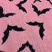 Dolls Kill Bats 2 Bath Mats Rugs Set Pink & Black Set Duo NWT