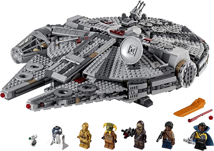 LEGO Star Wars Millennium Falcon 75257 Building Toy Set for Kids, Boys, and Girl
