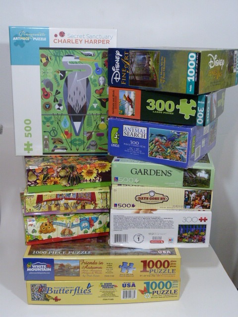 Large lot 12 x FANTASTIC puzzles