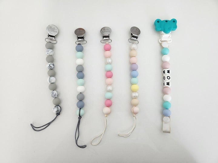 Loulou Lollipop Baby/Toddler Pacifier Clip Bundle Set (5pc)
