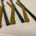 3 Vintage Ice Fishing Wood Tip Ups with Fishing Line