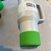 Stanley The Flowstate H2.0 Tumbler Fog Gray 40oz NWT Removable green Boot