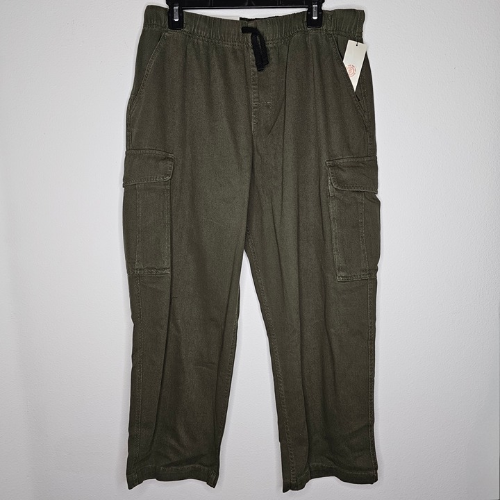 NWT Element Men's Green/Utility Chillin Cargo Pants Size Medium