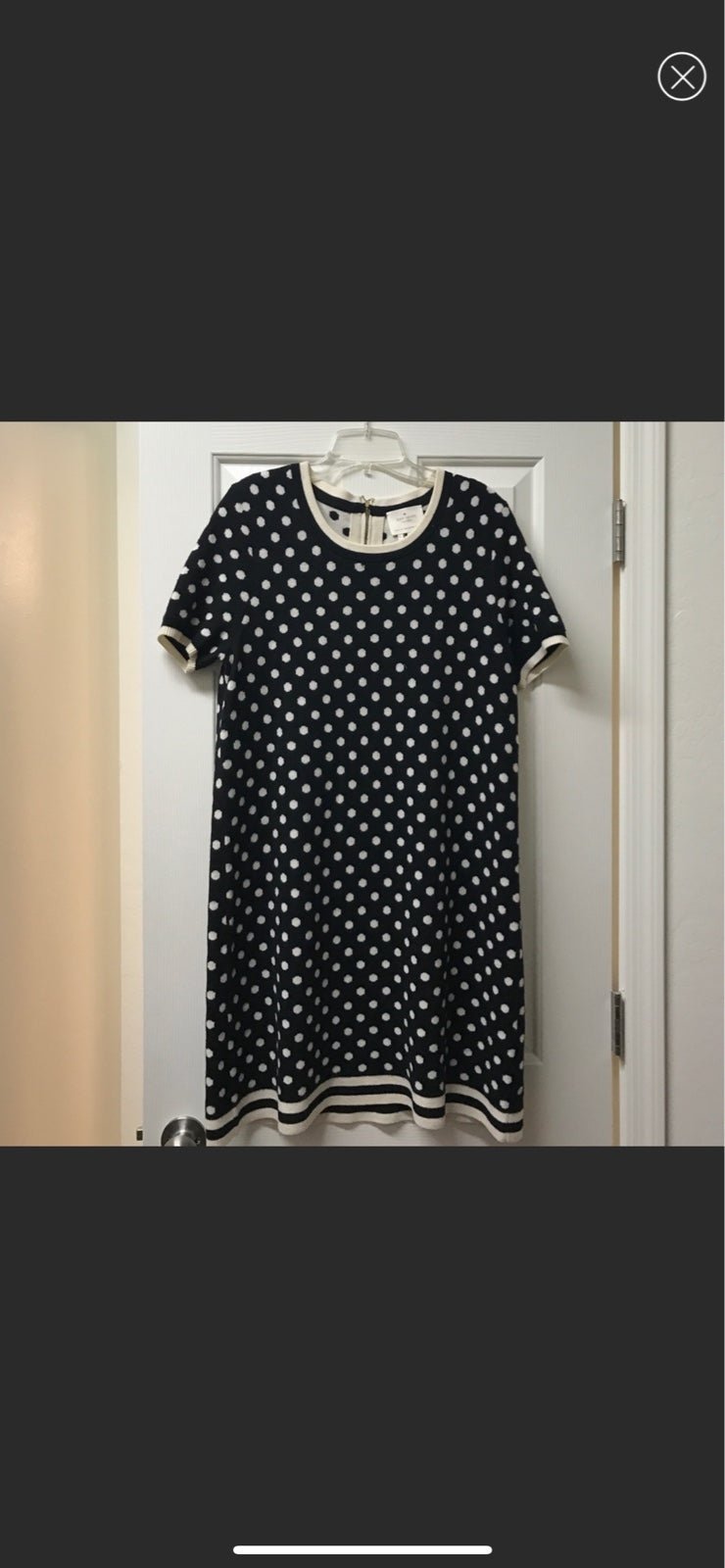 Kate spade polk A dot swaeters dress