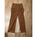 MOON RIVER Women's Front Slit Denim Cargo Midi Skirt in Brown size S NWOT