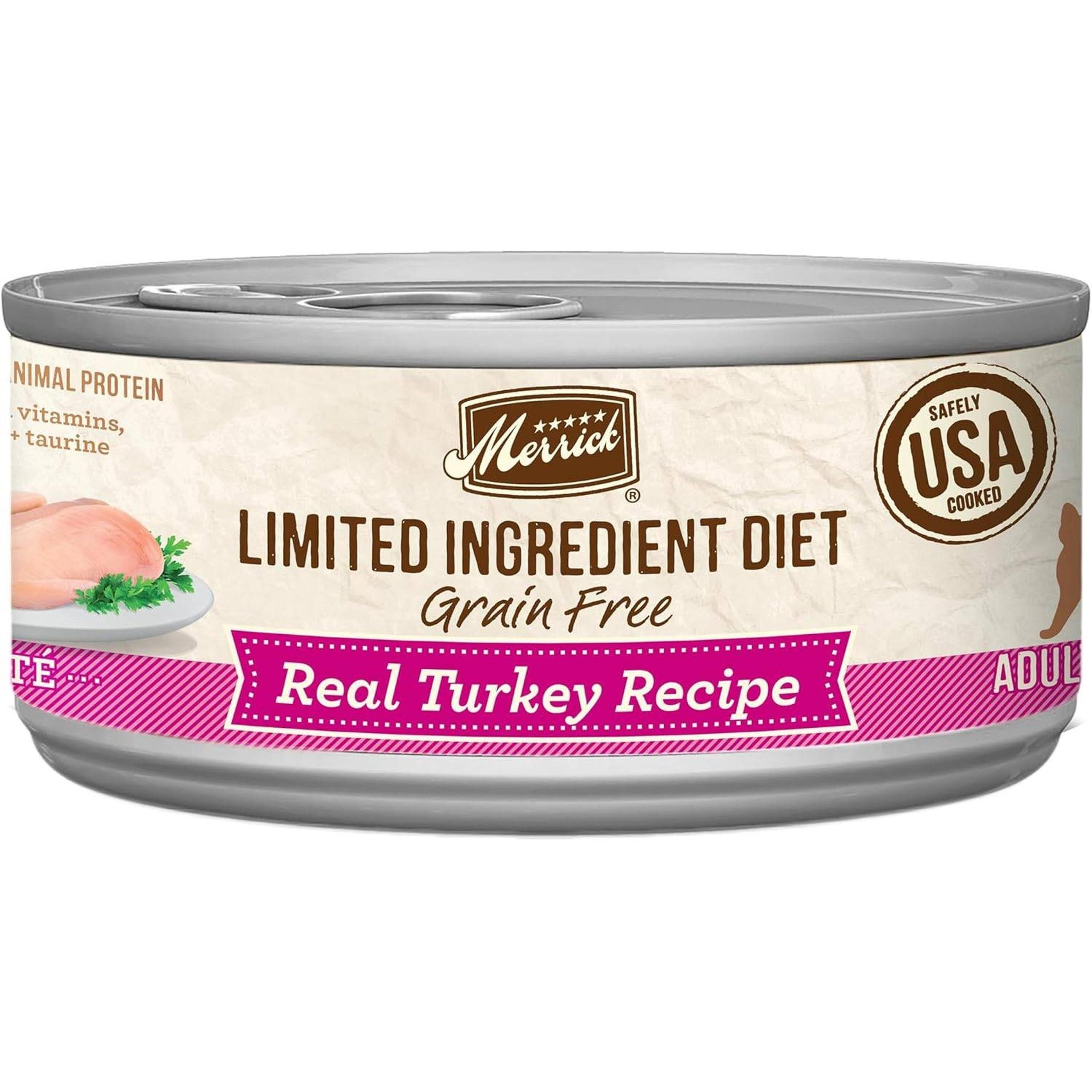 Merrick Limited Ingredient Diet Grain Free Real Turkey Recipe Adult Cat Food