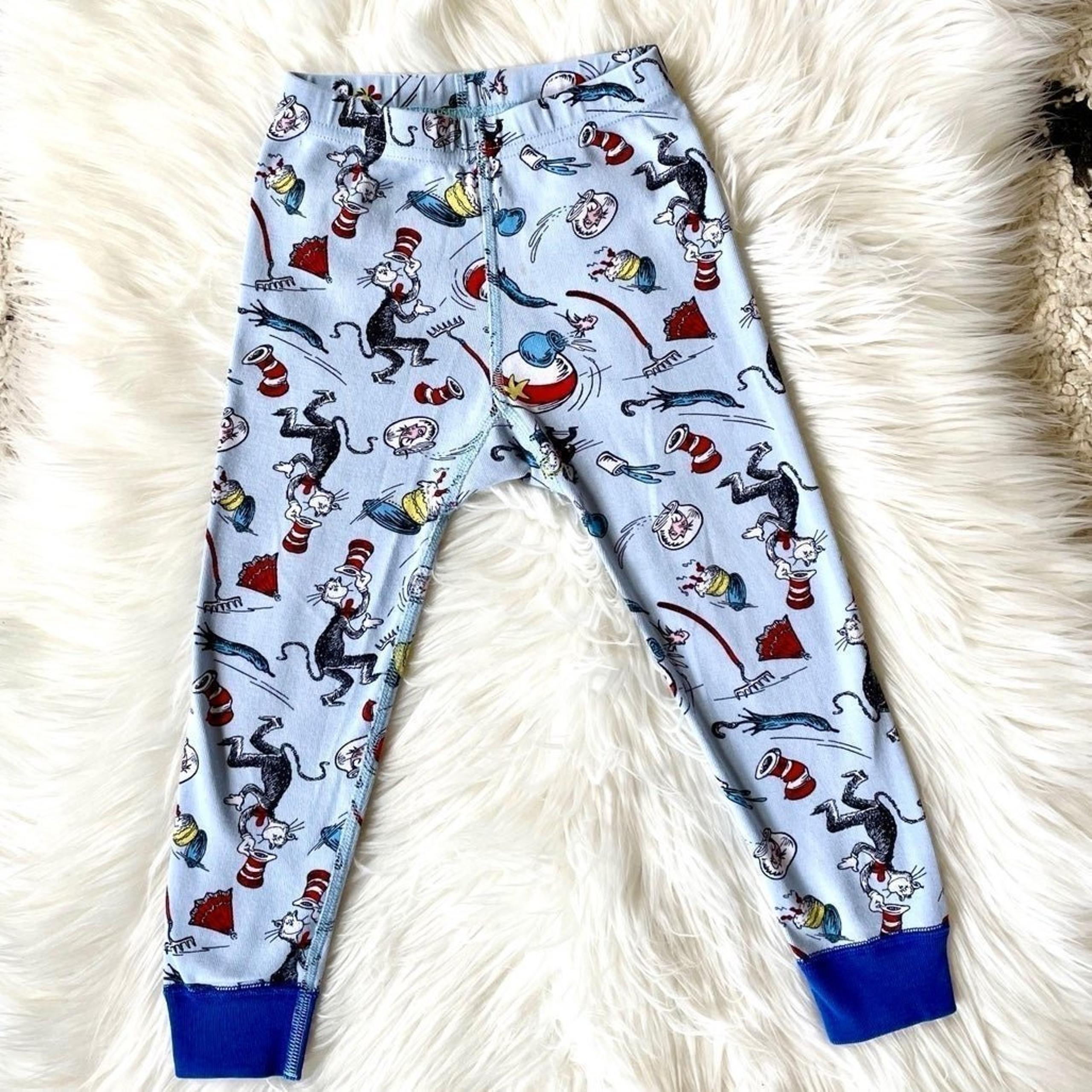 Hanna Andersson Organic Dr. Seuss “Cat In The Hat” Pajama Pants 3T