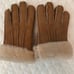 NWT UGG Women's Classic Suede Shearling Lined Perforated Gloves