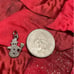 James Avery Retired snowman with bead