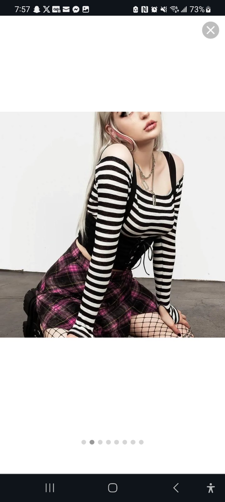 Disturbia corset halter top