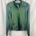 Lululemon Women's Dark Green Full Zip Scuba Jacket Mock Collar Size 10