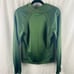 Lululemon Women's Dark Green Full Zip Scuba Jacket Mock Collar Size 10
