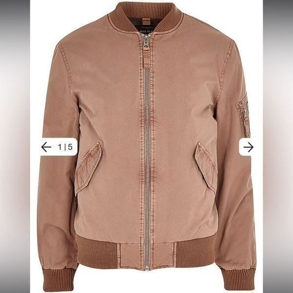 River Island Men’s Basic Bomber Jacket