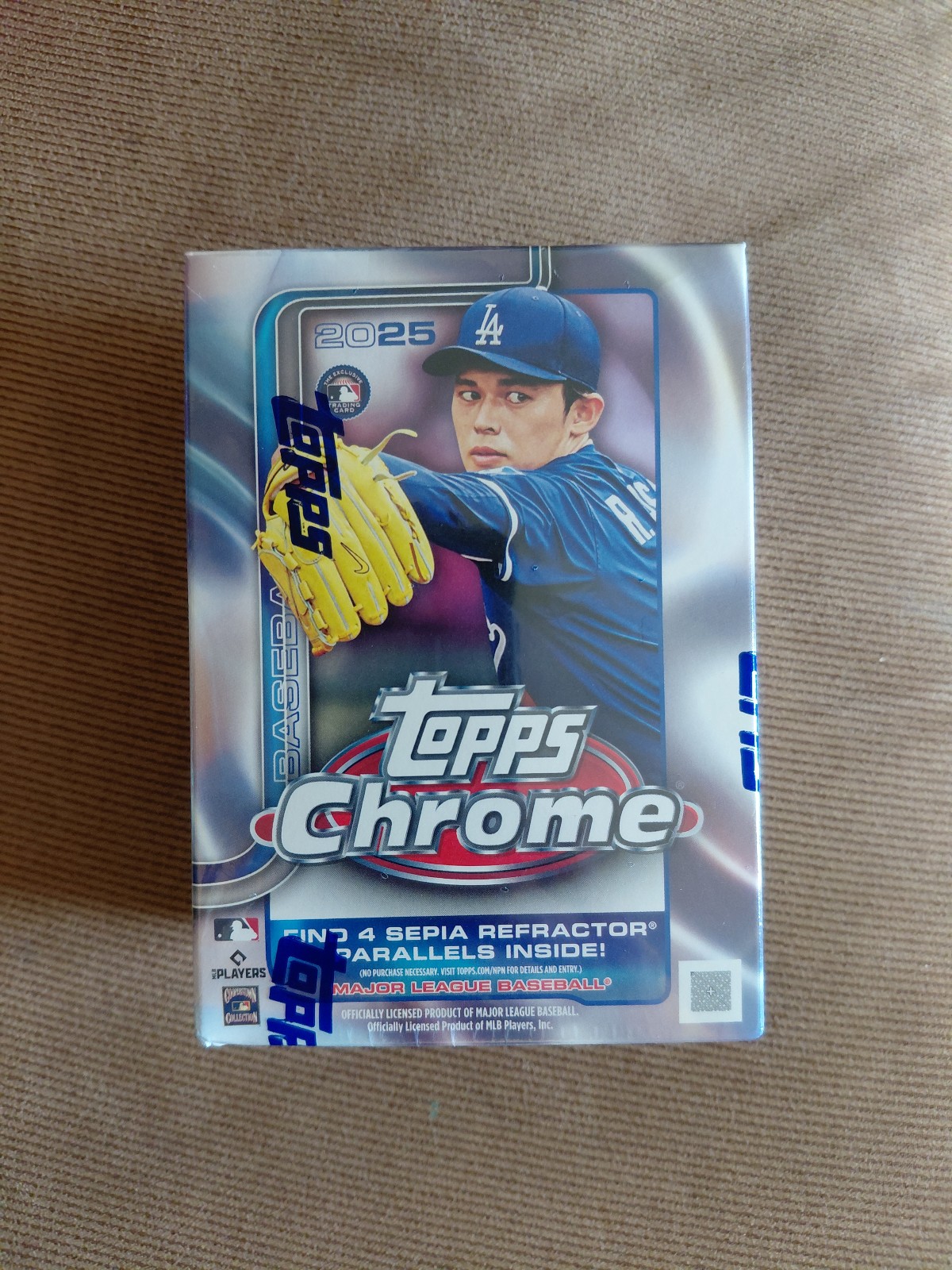 Topps 2025 Chrome MLB trading card blaster box NEW/SEALED