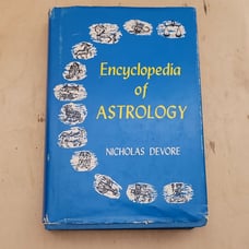 Encyclopedia of Astrology Nicholas Devore Hardback Dust Jacket 1967