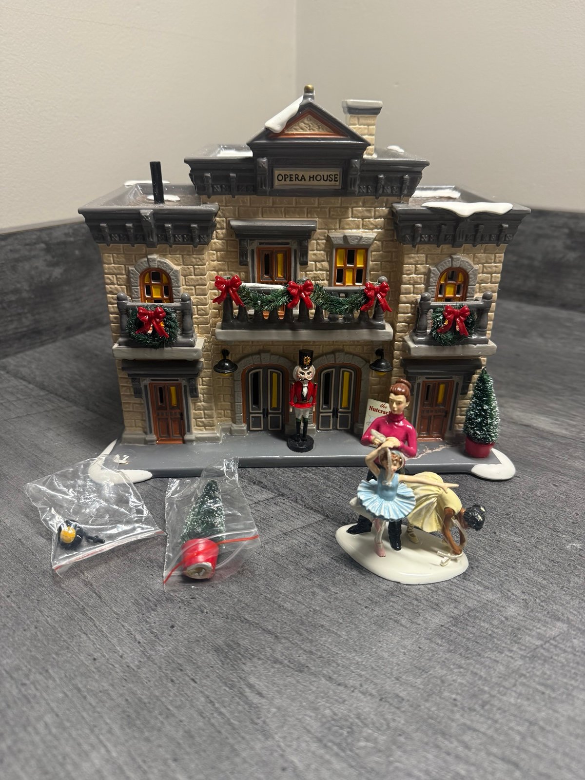 Department 56 Snow Village Nutcracker Playhouse with Accessory