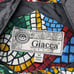 GIACCA SPORT MENS SZ M Vintage 80s Gallery Sport Mosaic Griffin Lion Full Zip