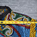 GIACCA SPORT MENS SZ M Vintage 80s Gallery Sport Mosaic Griffin Lion Full Zip