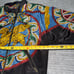 GIACCA SPORT MENS SZ M Vintage 80s Gallery Sport Mosaic Griffin Lion Full Zip