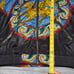GIACCA SPORT MENS SZ M Vintage 80s Gallery Sport Mosaic Griffin Lion Full Zip
