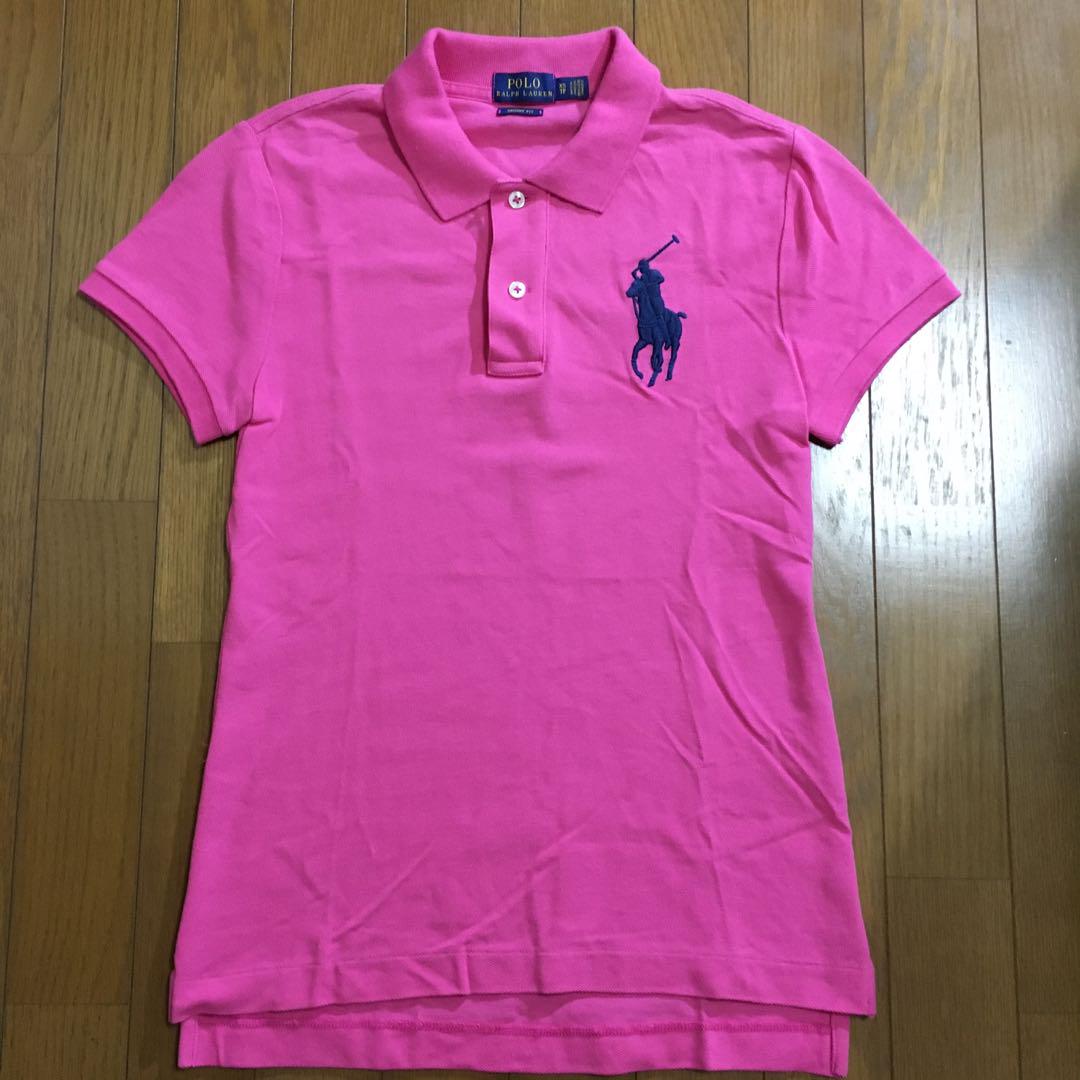 Unused★Polo Ralph Lauren Polo Shirt, Women's XS, Pink with Big Pony
