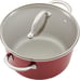 Cookware Pots and Pans Set, 9 Piece, Sienna Red -8zs6