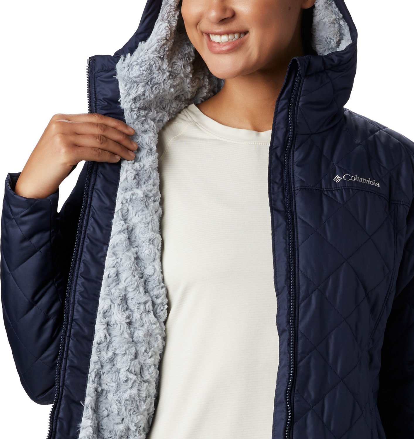 Columbia Women's Copper Crest Quilted Long Parka Puffer Jacket Size M NWT