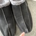 Orth feet black grey slip on hard bottom slipper moccasins size 11.5 men's suede