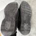 Orth feet black grey slip on hard bottom slipper moccasins size 11.5 men's suede
