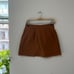 Madewell Rust Orange High-Waist Snap Skirt Size 4