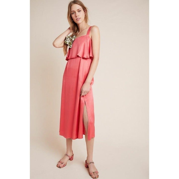 Anthropologie Bl-nk Shelley Midi Dress