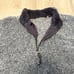 Soft Surroundings Women XL Sweater 1/4 Zip Luxe Sherpa Pullover Gray