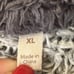 Soft Surroundings Women XL Sweater 1/4 Zip Luxe Sherpa Pullover Gray