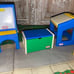 Little Tikes easel toybox + lid DOLL art
