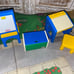 Little Tikes easel toybox + lid DOLL art